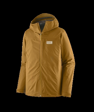 Patagonia Mens Boulder Fork Rain Jacket - Bobcat Brown